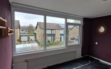 Slaapkamer voorgevel netjes afgewerkt resultaat